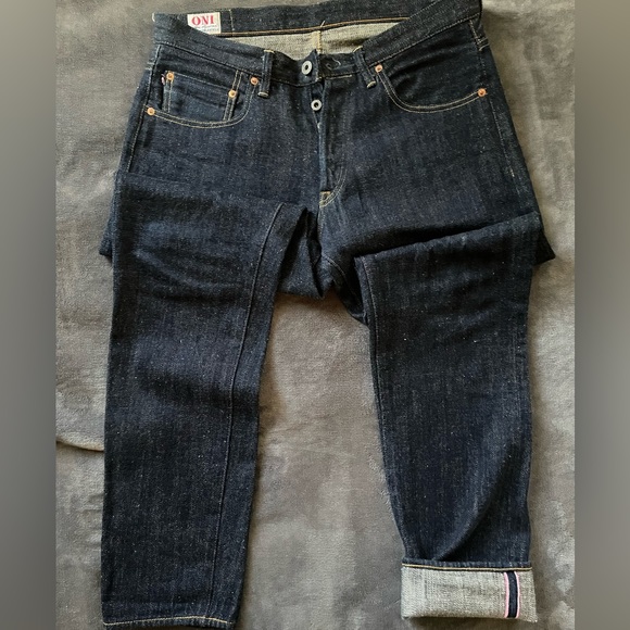 Oni 689 Kiraku-II Raw Japanese Selvedge Denim. 32 x 30. - Picture 6 of 6